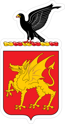 Army 1St Cavalry Regiment Distinctive Unit Insignia Sticker