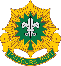 Army 2Nd Cavalry Regement Distinctive Unit Insignia Sticker