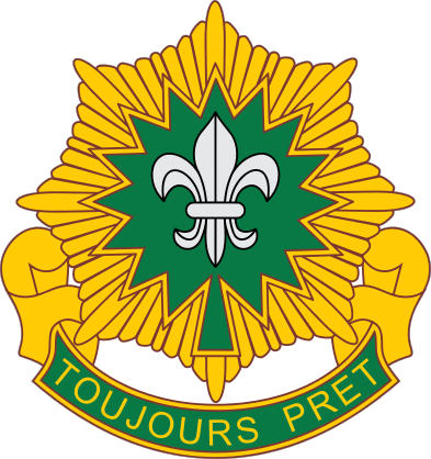 Army 2Nd Cavalry Regement Distinctive Unit Insignia Sticker