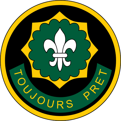 Army 2Nd Cavalry Regement Shoulder Sleeve Insignia Sticker