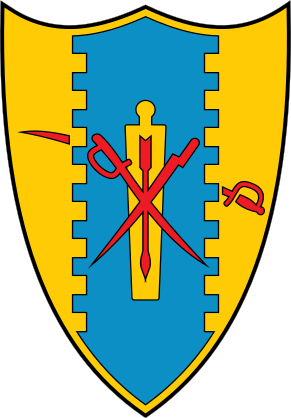 Army 4Th Cavalry Regement Distinctive Unit Insignia Sticker