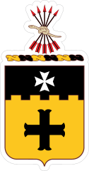 Army 5Th Cavalry Remiment Coat Of Arms Sticker
