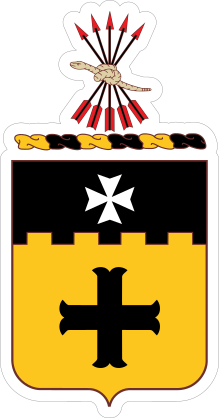 Army 5Th Cavalry Remiment Coat Of Arms Sticker