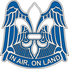 Army 82Nd Airborne Division In Air On Land Sticker