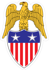 Army Aide Major General Of The Army Emblem Sticker