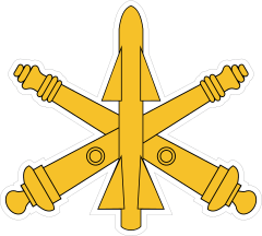 Army Air Defense Artillery Emblem Sticker