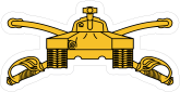 Army Armor Branch Emblem Sticker