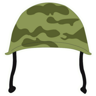Army Hat Sticker