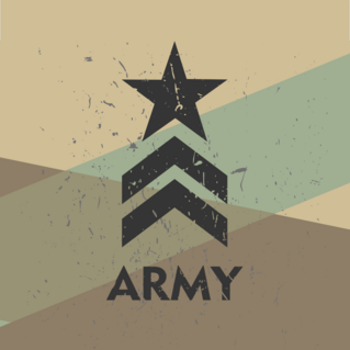 Army Military Stamp Sticker