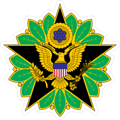 Army Staff Identification Badge Sticker