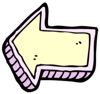 Arrow Cute Cartoon Sticker