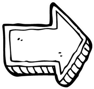 Arrow Drawing Sticker