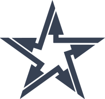 Arrow Star Sticker