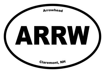 Arrowhead Oval Sticker