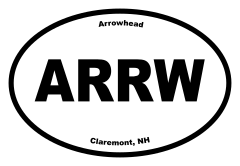 Arrowhead Oval Sticker