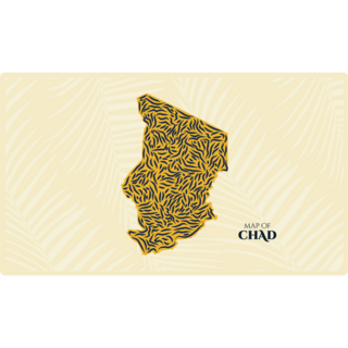 Art Deco Chad Tiger Sticker