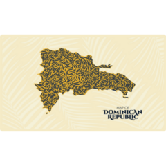 Art Deco Dominican Republic Sticker