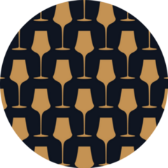 Art Deco Golden Cocktails 1920s Sticker