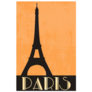Art Deco Paris, Illustration Lettering Sticker