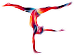 Art Gymnastics Flexible Girl Sticker