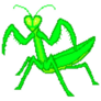 Art Of Praying Mantis Sticker
