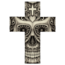 Art Skull Cross Day Of The Dead New Mexico Sticker