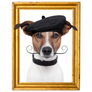 Artist Jack Russel Sticker