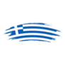 Artistic Grunge Brush Flag Of Greece Sticker