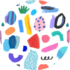 Artistic Universal Background Colorful Pattern Sticker