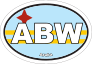 Aruba Abw Flag Oval Sticker
