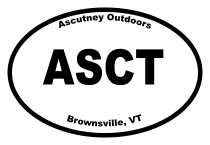 Ascutney Outdoors Oval Sticker