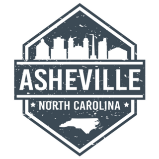 Asheville, North Carolina Usa Travel Icon Sticker
