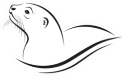 Asian Otter Or Oriental Small-clawed Otter Sticker