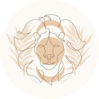 Astrological Leo Lion Zodiac Boho Sticker