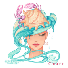 Astrological Sign Of Cancer Beautiful Sticker