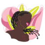 Astrological Sign Of Scorpio Beautiful African American Woman Sticker