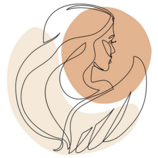 Astrological Virgo Zodiac Sign Drawing Sticker