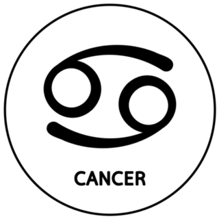 Astrological Zodiac Cancer Sticker