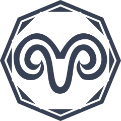 Astrology - Aries Zodiac Sticker