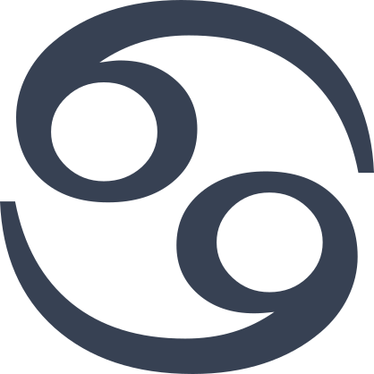 Astrology - Cancer Zodiac Symbol Sticker