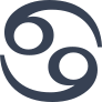 Astrology - Cancer Zodiac Symbol Sticker