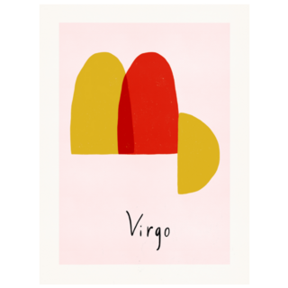 Astrology Virgo Zodiac Sign Abstract Sticker