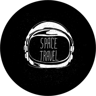 Astronaut Helmet Space Travel Sticker