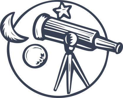 Astronomy Telescope Sticker