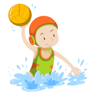 Athlete Water Polo Sticker