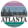 Atlanta Georgia Skyline Souvenir Travel Sticker
