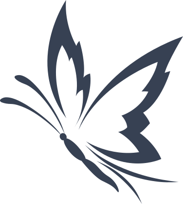 Attractive Butterfly Flying Sticker