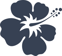 Attractive Hibiscus Flower Sticker