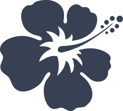 Attractive Hibiscus Flower Sticker