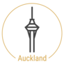 Auckland New Zealand Icon Sticker 